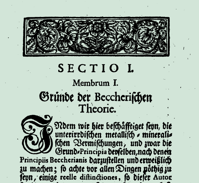 Die Phlogistontheorie nach G. E. Stahl